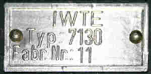 A-004 Typenschild