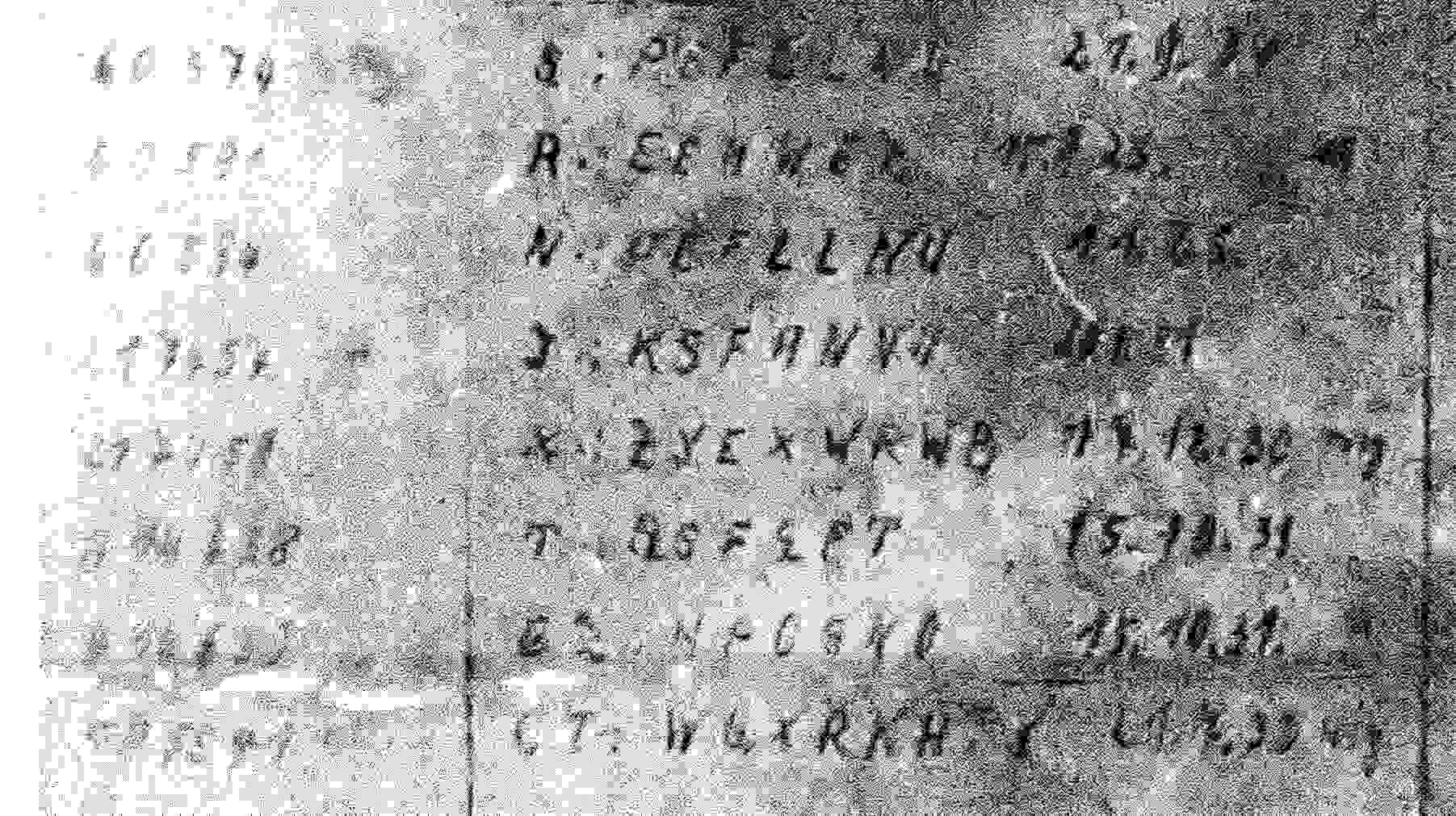 chiffrierte Liste
