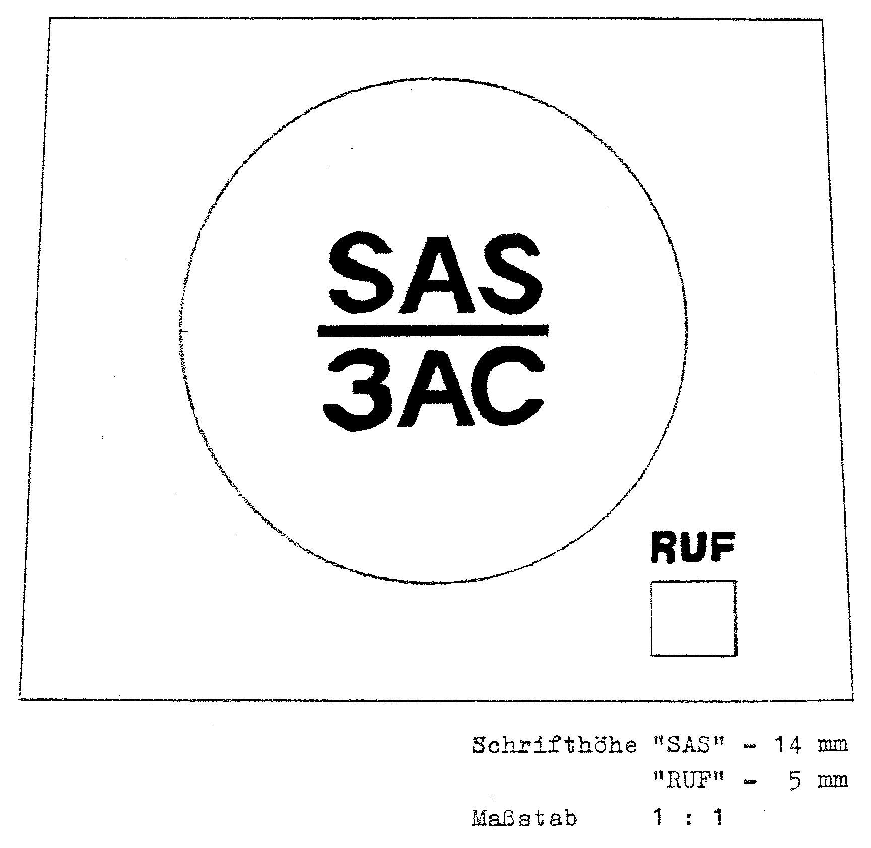 Beschriftung Variant OB