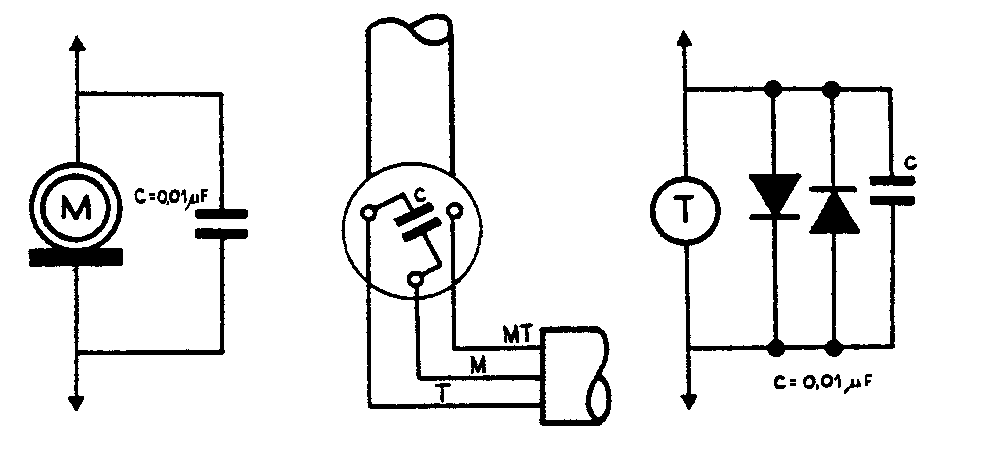 Beschaltung Mikrofon und Hörer