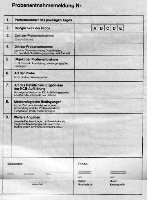Formblatt KCB