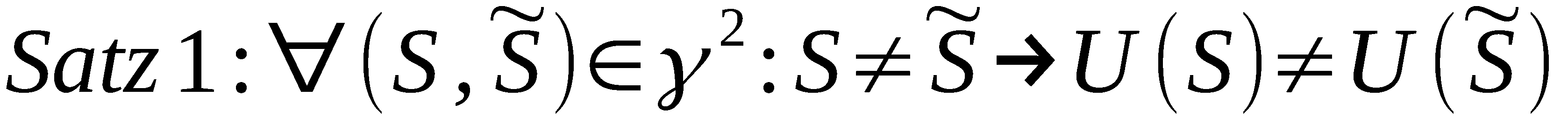 Satz 1
