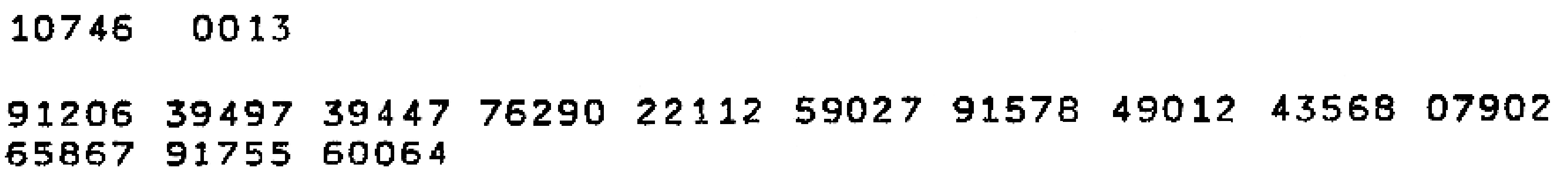 Geheimtext 10746