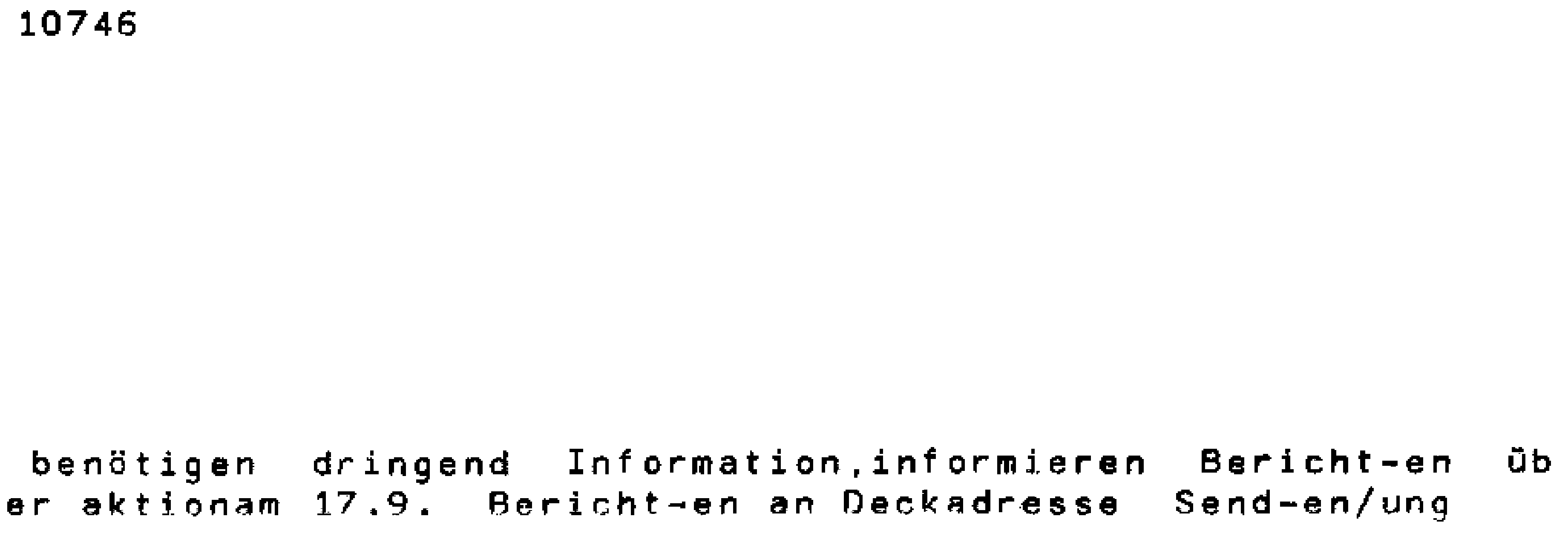 Klartext 10746