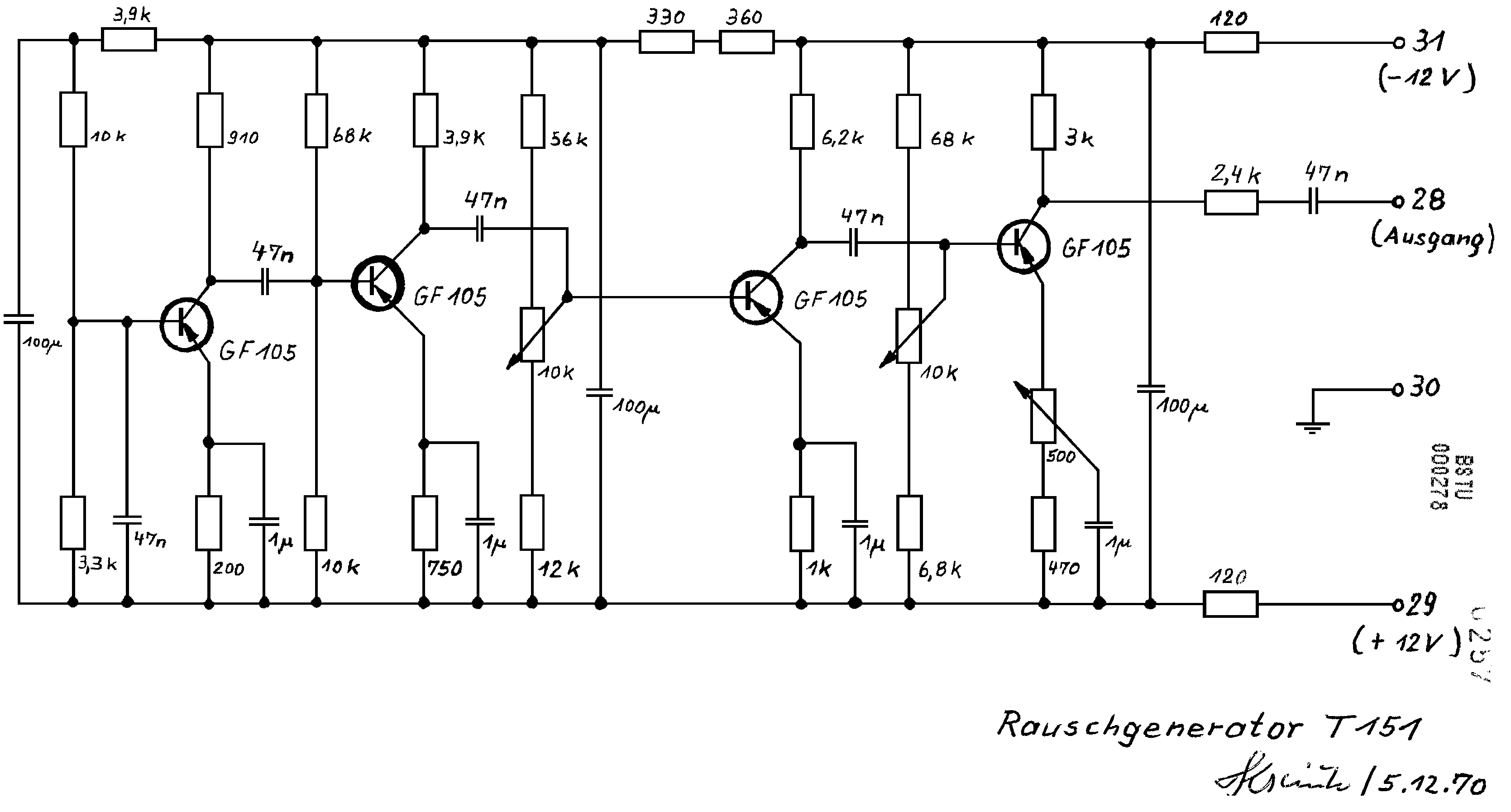 Rauschgenerator T-151