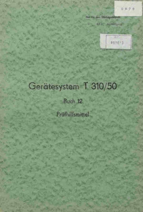 T-310/50 Buch 12
