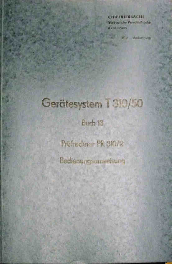 T-310/50 Buch 13