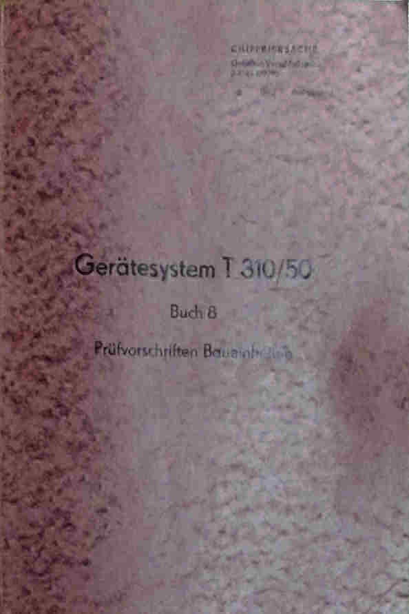 T-310/50 Buch 8