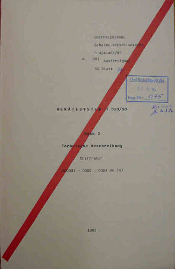 T-310/50 Buch 2