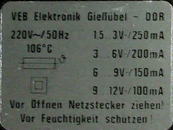 R 209 Typenschild