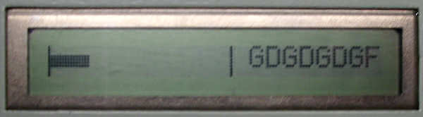 T-316 Füllstand Textspeicher